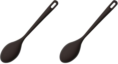 Fackelmann Fenix Cucharón de Cocina, Material RPET 100% Reciclado, Plástico Reciclable con Alta Resistencia al Calor hasta 230ºC, Alta Durabilidad, Anti Rayaduras, Color Negro, 31 cm, 1 ud.