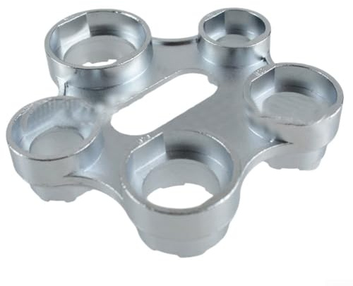 Faucet Aerator Removal Tool 10 Sizes Tap Nozzle Wrench Key Zinc Alloy Aerator Wrench Set Mixer Tap Aerator Tool Multi Size Aerator Key for Plumbing Maintenance