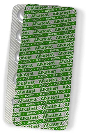 Alkatest Rapid Tabletten Water-i.d. - Alkalinität Testtabletten für Pool & Whirlpool - Schnell löslich für manuelle Pooltester - Made in Germany - Messbereich 0–250 mg/l CaCO3 (200 Stück)