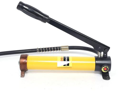 Pinza pressa idraulica a mano Pompa idraulica Crimpatrice 15T Tubo Manuale di rame - Giallo