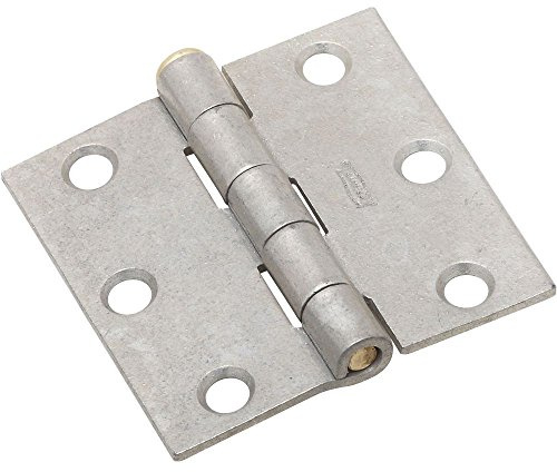 National Hardware N208-827 Broad Hinges 2-1/2In Galv, Galvanized, 2-1/2 Inch