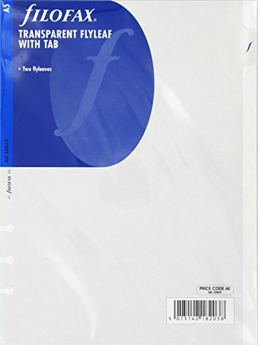 Filofax 343613 Trennblatt A5, transparent