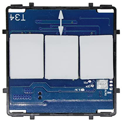 BSEED Interruptor Persiana WiFi,Interruptor de Luz Táctil con Pantalla LED para Producto de Bricolaje