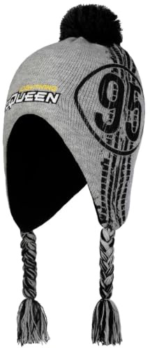 Chapeaushop.fr Bonnet a Pompon Cars McQueen Kids Enfant - Protege Oreilles pour peruvien Hiver Automne-Hiver - Taille Unique Gris