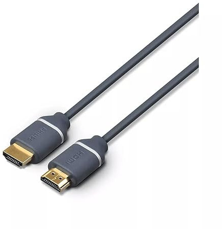 PHILIPS High Speed HDMI 2.0 Kabel mit Ethernet – unterstützt 3D, 4K 60Hz, Audio Return – 5 Meter
