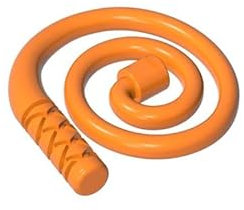 Gobricks Requisiten, Sense, Minifig-Waffe, 10 Stück, kompatibel mit Lego GDS-M300 61975, klassisches Bulk-Spielzeug, MOC, Farbe: Orange 106