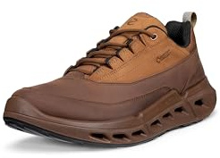 ECCO Men's Biom 720 Gore-TEX Waterproof Leather Sneaker, Cocoa Brown/Camel Nubuck, 12-12.5