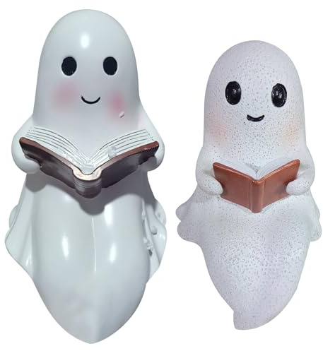 Luz Fantasma - Luz Nocturna de Halloween, Lámpara Fantasma LED | Estilo Creativo de Libro de Lectura con Brillo Ambiental para Habitación Infantil, Repisa de Cocina, Dormitorio Festivo, Escritorio de