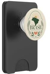 Brasil Brazil Brazilian South America Heritage Travel PopSockets PopWallet for MagSafe