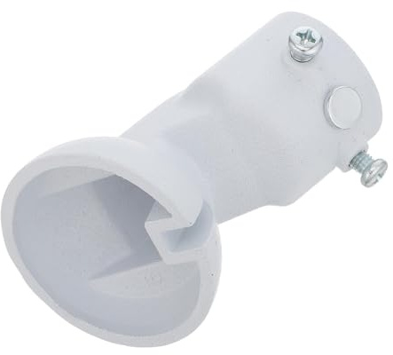 Healifty Adaptador de Montaje para Ventilador de Techo de Acero Blanco Soporte Ajustable para Techos Inclinados y Abovedados con Ángulo Máximo de 45° Instalación Segura y Varios estilos