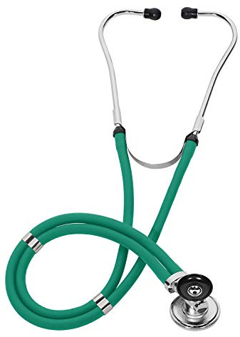 NCD Medical/Prestige Medical Doppelkopf-Stethoskop, Schlauch in Petrol
