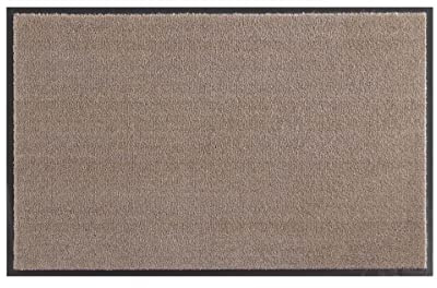 Hanse Home Soft & Clean Doormat for Indoor and Outdoor Use, 100 x 180 cm, Door Mat, Dirt Trapper Mat, Washable & Weatherproof, Non-Slip for Entrance Area and Outdoor Use, Taupe