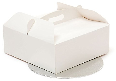 DECORA 0340108 Caja para Tartas con ASA 31X31X12H CM Cake Drums Ø CM 30XH 3 MM