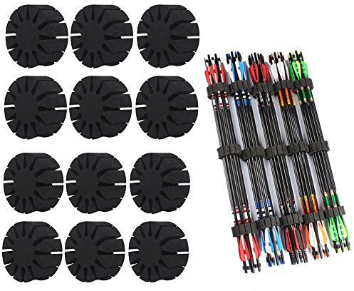 VGEBY Pfeilhalter, 6 Stück Pfeilschulter Eva Schaum Rund Bogenschießen Schutz Rack Outdoor Jagd Bogenschießen Zubehör