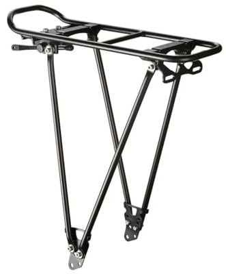 Racktime Unisex – Erwachsene Foldit Gepacktrager, schwarz, 1size