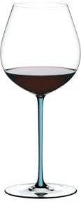 RIEDEL Fatto A Mano Pinot Noir - Türkis - Einzelpackung, Weinglas, Kristallglas, Spülmaschinenfest - 4900/07T