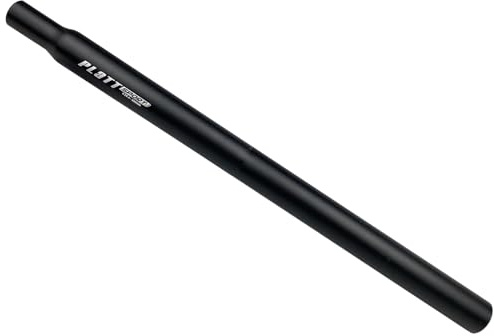 PLATT Bike Seatpost 25.4/27.2/28.2/30.8/31.6 450mm Aluminum Alloy Bicycle Seat Post for BMX MTB Road Bike (Black, 27.2*450mm)
