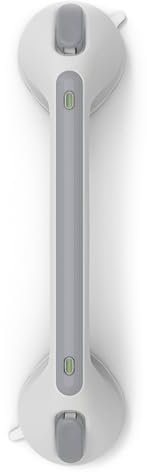 LORESJOY Haltegriffe für Senioren, Haltegriff Dusche ohne Bohren, MAX 120 KG abnehmbare Duschgriff, Badewannengriff mit Saugwarnung für Behinderte und ältere Menschen (16in)