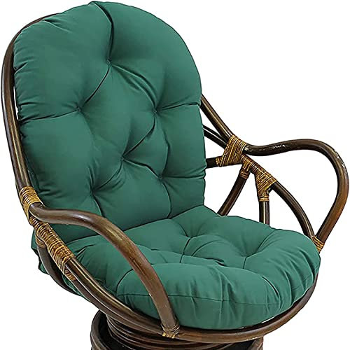 JIcloun Auflage/Polster für Schaukelstuhl 120x60 cm, Gartenstuhl Ersatzpolster Schaukelstuhl/Drehsessel, Sanft, Thick, Wasserdicht und UV-Beständig Kissen Verdickte Stuhlauflage,V