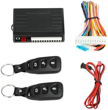 1 unidad de bloqueo central de puerta de coche con de bloqueo centralizado con sistemas de alarma de coche, kit central de control remoto automático