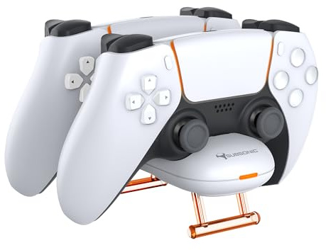 Subsonic-Caricatore per controller PS5, stazione di ricarica compatta con cavo usb-c per controller Dualsense