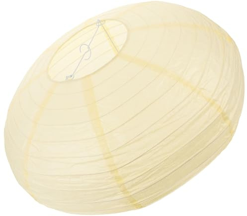 BESTonZON Lampenschirm Aus Papier Ovale Papierlaternen Stehlampenschirme Aus Papier Runde Papierlaternen Origami-lampe Hängende Papierlampe Runder Faltbarer Ufo-typ Eisen Leuchter Kind