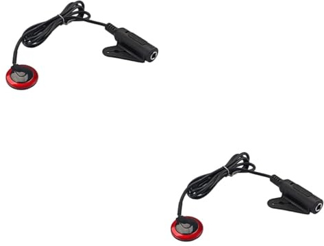 BESTonZON Mundharmonika Bass Gitarre Piezo Tonabnehmer 2 Stück Piezo Tonabnehmer Gitarren Tonabnehmer Bass Tonabnehmer Banjo Tonabnehmer Mikrofon Tonabnehmer