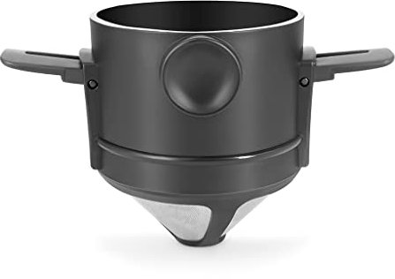 Porte-filtre à café réutilisable en acier inoxydable - Accessoires pour café