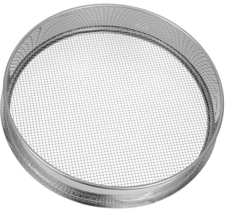 FONDOTIN Setaccio Da Giardino in Acciaio Resistente Multiuso Per Setacciatura Terriccio Sabbia Ghiaia e Pietre Filtro Polvere Leggero e Maneggevole Per Orto e Bonsai