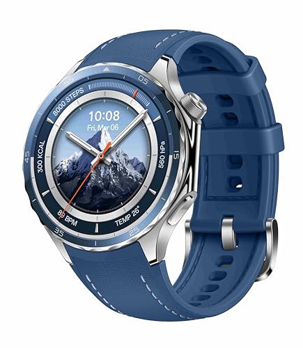 OPPO Watch X2, Display AMOLED da 1.50’’, Bluetooth 5.2 BLE, GPS, NFC, ColorOS Watch7.0, Doppio proc. Qualcomm, Ric.Rapida 0-100% 80min, 120 ore di Autonomia, ROM 32GB [Versione italiana], Summit Blue