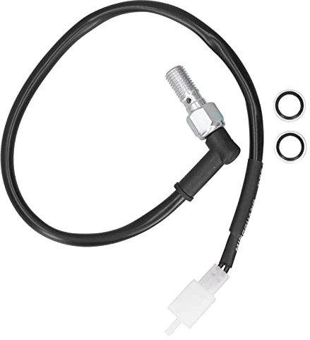 Stahlhydraulikdruck Bremslichtschalter M10x1.25 Bolzen Pitch Ein Linie Hydraulikbremssystem für die japanische Straße Off Road Motorcycles ATVS -Roller aus Premium -Stahl (Mit CN -Stecker 220 V)
