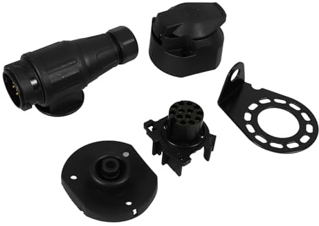 Cabilock Spina Rimorchio Pin Connettore Per Rimorchio Camper Accessori Di Montaggio Per Impieghi Gravosi Di Riparazione Per Connettore