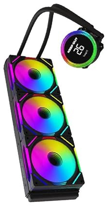 Sistemas de refrigeración líquida - refrigeración eficiente con radiador de 360 mm, iluminación ARGB, Compatible con múltiples sockets y Bomba silenciosa.* #*