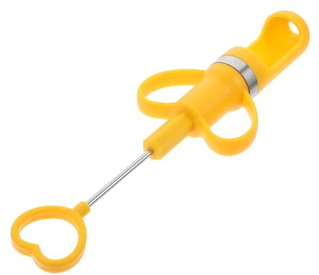 OUNONA Denocciolatore Facile da Usare e Maneggiare Multifunzione in Pp Giallo Strumento Portatile per Rimuovere Rapidamente Noccioli da Frutta per Ciliegie