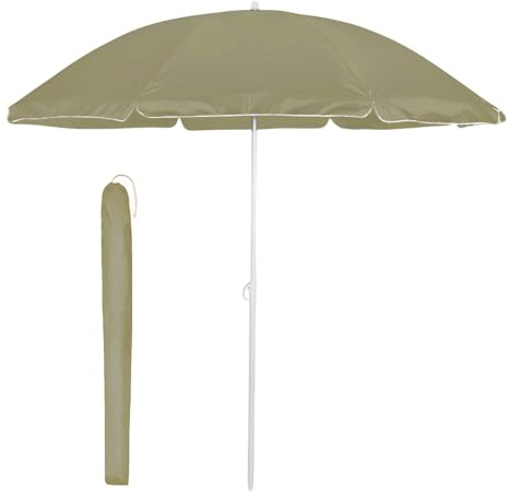 Marvin Ombrellone da Spiaggia FLEXY 200 cm – Inclinabile, con Borsa Portatile, Palo in Alluminio, Stecche in Vetroresina, Telo Poliestere Anti UV – Per Mare, Giardino, Campeggio