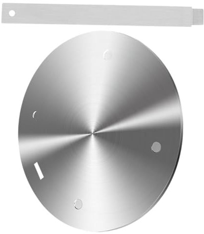 CONGARTENO Placa Difusora de Calor para Cocina de Inducción y Gas 160mm Acero Inoxidable 3,4mm Adaptador Térmico Utensilios Cocina Uso Hogar Profesional
