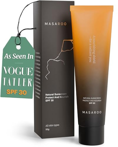 Mineral Sunscreen SPF 30 For Face – Non-Toxic, Chemical-Free & Natural Sunscreen – Non-Nano Zinc Oxide Sun screen – Face Sun Cream SPF 30 – Non-Greasy Sunblock, No White Cast, 50g