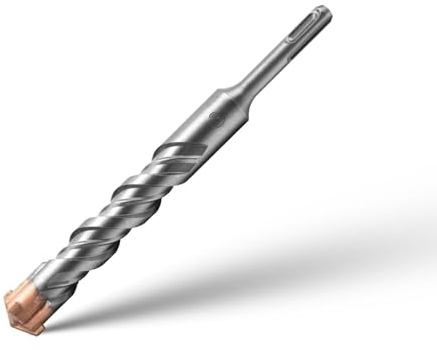Taladro percutor SDS Plus de 25 mm x 200, broca profesional for hormigón con 4 filos de carburo, ideal for taladrar piedra, hormigón, piedra natural y paredes de ladrillo.