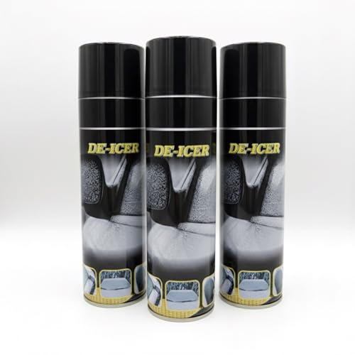 3x Auto Scheibenenteiser Spray je 600 ml Scheiben Enteiserspray Sprühenteiser Entfrosterspray Enteiser Spraydose