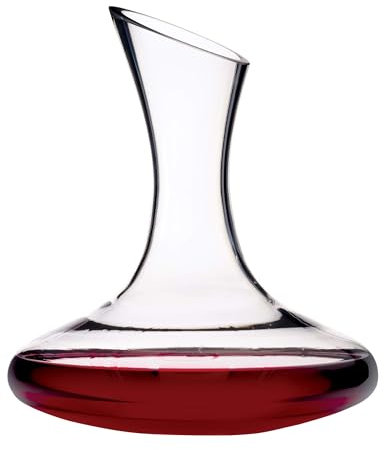 BarCraft decanter per vino, bicchiere per l'aerazione del vino, design a base larga, 1,5 litri