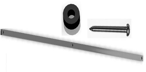 HST Montageset für Poolheizung I Erweiterbare Dachbefestigung für Solarheizung I Aluminiumschienen mit Schrauben um Solarplatten auf dem Pooldach zu installieren