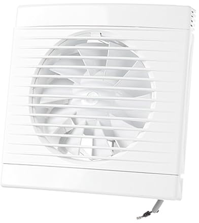 DOSPEL PLAY CLASSIC - Ventilatore da parete per la cucina del bagno, silenzioso, 100 mm, colore: Bianco