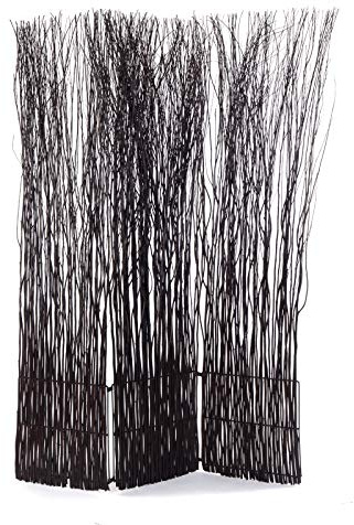 Design RAUMTEILER Nature | 160x120 cm (LxB), Weidenholz, braun | Raumtrenner, Trennwand, Paravent