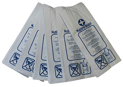 Hygienebeutel aus Papier gefädelt (100 Stück)