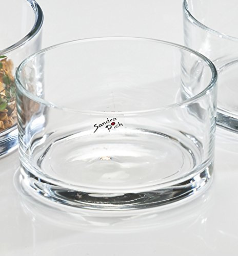Sandra Rich Glasschale Automatic klar rund 7,5 cm Ø 13,5 cm