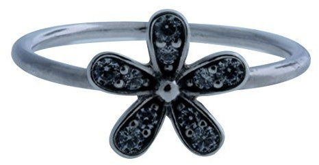 PANDORA Damen-Ring Glanzvolles Gänseblümchen 925 Silber Zirkonia weiß Gr. 54 (17.2) - 190932CZ-54