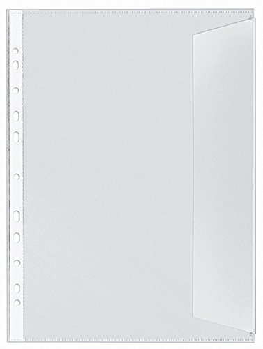 Veloflex 5340000 Dokumentenhüllen DIN A4, PP, 130my, dokumentenecht, transparent (2 x 10er Packung = 20 Hüllen)