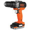 BLACK+DECKER BDCHD12S1-QW Trapano/Avvitatore a Percussione, 12 V, 1.5 AH, 2 Velocità Meccaniche, Batteria Powerbank in Soft Bag