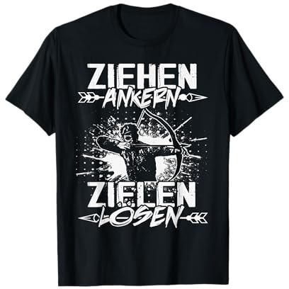 Bogenschütze Bogenschießen Pfeil und Bogen Bogensport T-Shirt