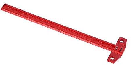 T-Typ-Quadrat-Lineal Rechtwinkliger Anreißer Aluminium-Markierungslehre für die Glasholzbearbeitung(500mm)